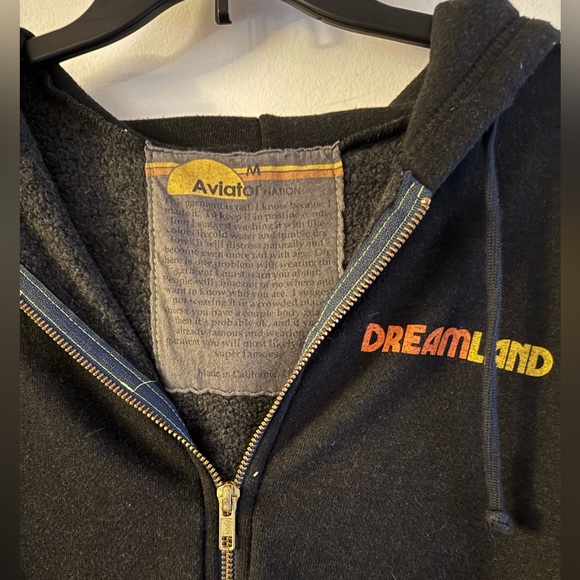 Aviator Nation Dreamland Tiger Zip Up Hoodie - Picture 3 of 3